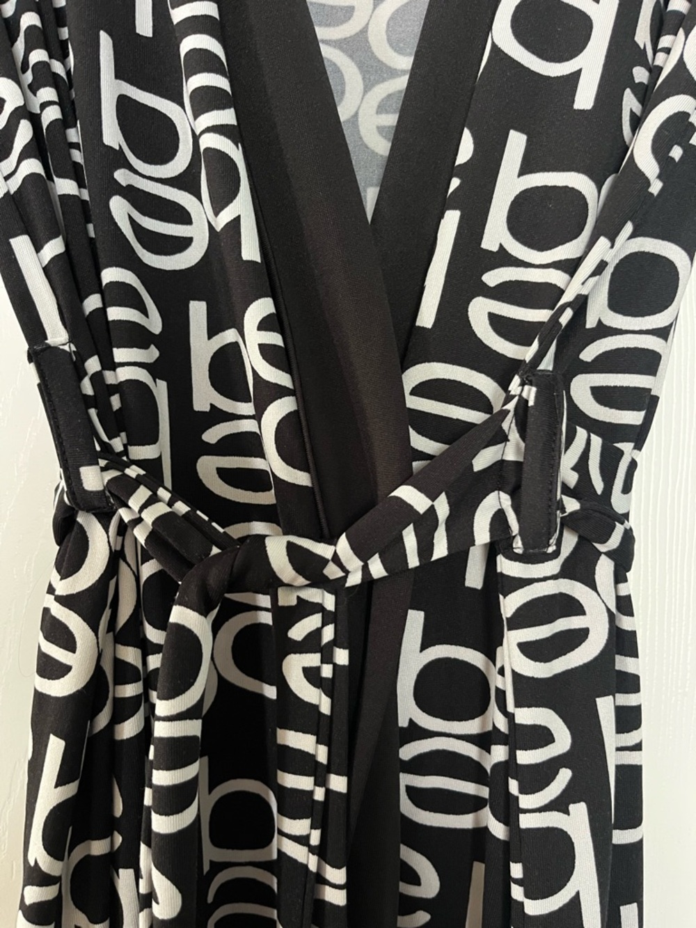 Bebe black and white logo robe - medium - Picture 3 of 6